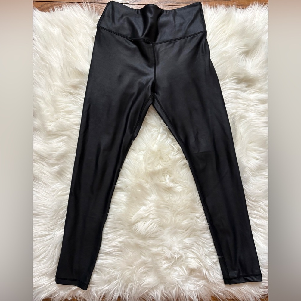 Zyia Black Metallic Plus Light n Tight Hi-rise 7/8 24" - Picture 4 of 10